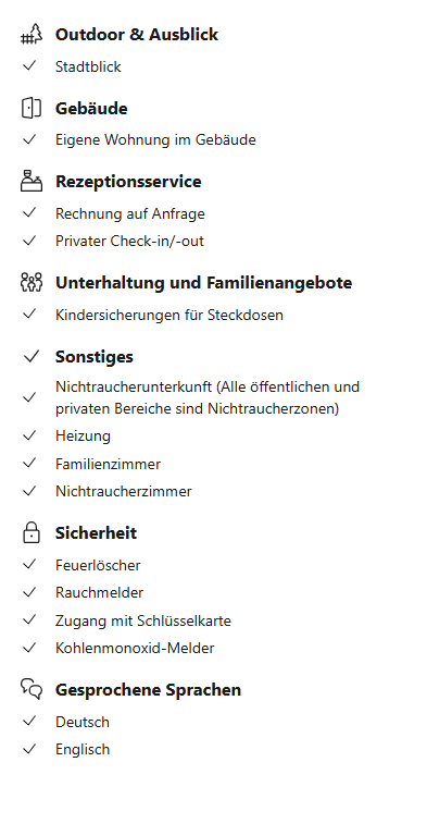 Pretti Apartments Bamberg - Ferienwohnung Stadtmauerblick Austatungen