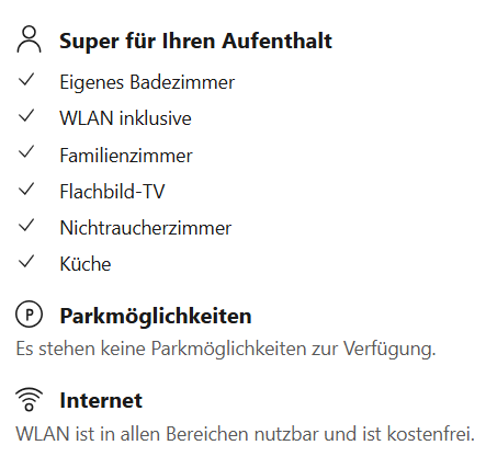 Pretti Apartments Bamberg - Ferienwohnung Gabelmann Austattungen