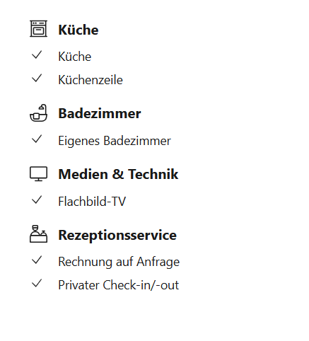 Pretti Apartments Bamberg - Ferienwohnung Gabelmann Austattungen